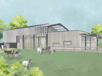 An artist impression Bradbury Den.