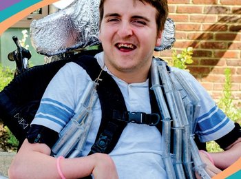Front cover of a promotional leaflet for adult residential home