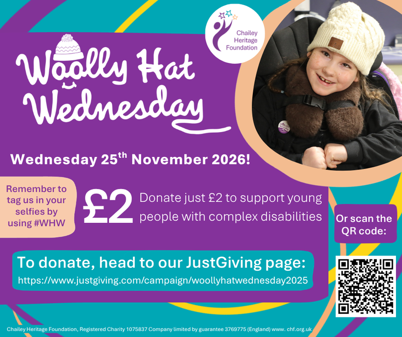 Woolly Hat Wednesday 2026 details - 25th November 2026