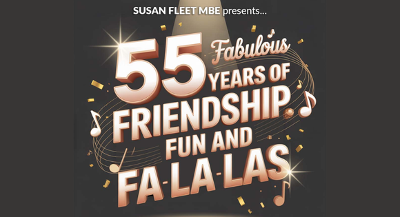 55 years logo